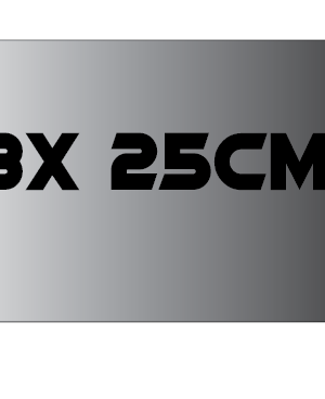 Custom Cut 13 by 25cm Laser Sublimation Blanks : 3mm or 4mm Subli-Acrylic Boards (13cm by 25cm)