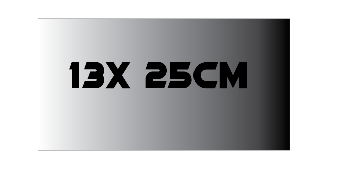 Laser Sublimation Blanks : 3mm or 4mm Subli-Acrylic Boards (13cm by 25cm)