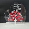 UV DTF Direct Print : Heart Family Tree, Where there is Family there is love