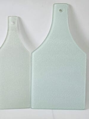 Sublimation Blanks : Glass Cheese Cutting Boards (Textured)  (TTX)