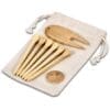 Novelty Okiyo Nikko Bamboo Golf Accessories Set on top of bag Novelty : Okiyo Nikko Bamboo Golf Accessories Set (GF-OK-934-B)