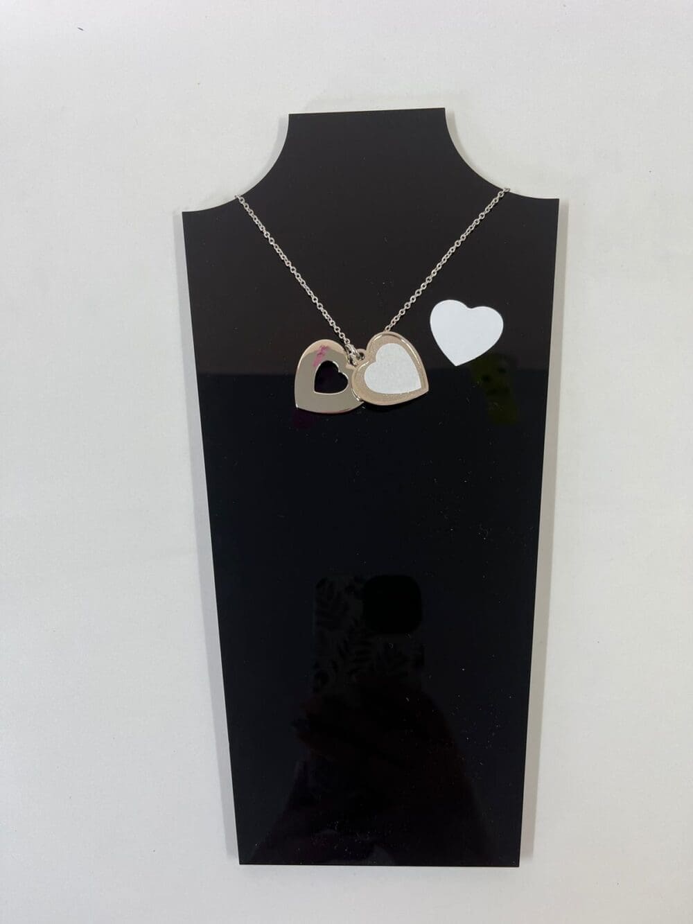 Sublimation Blanks : Silver Heart Necklace (TTX)