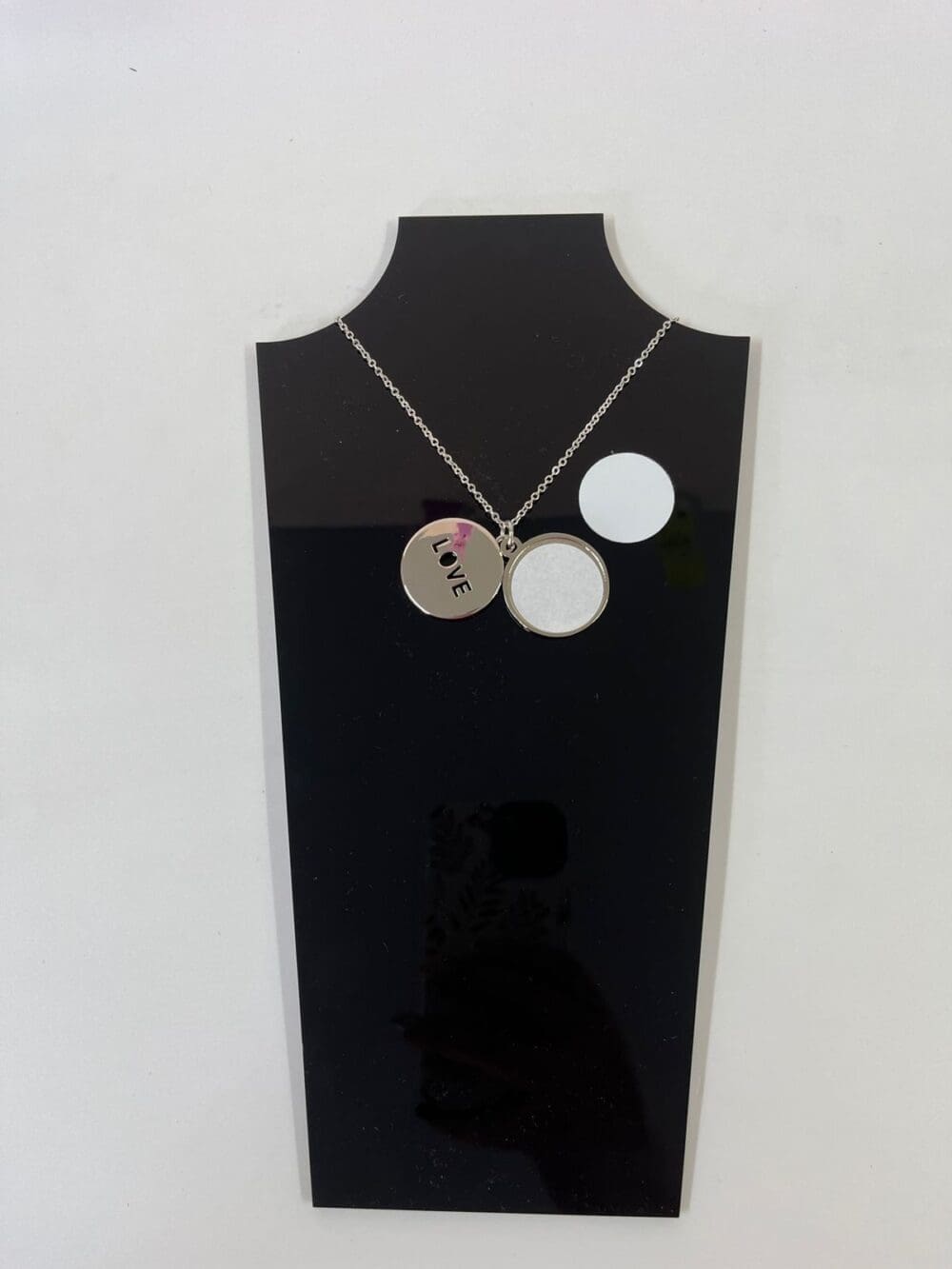 Sublimation Blanks : Silver Love Necklace (TTX)