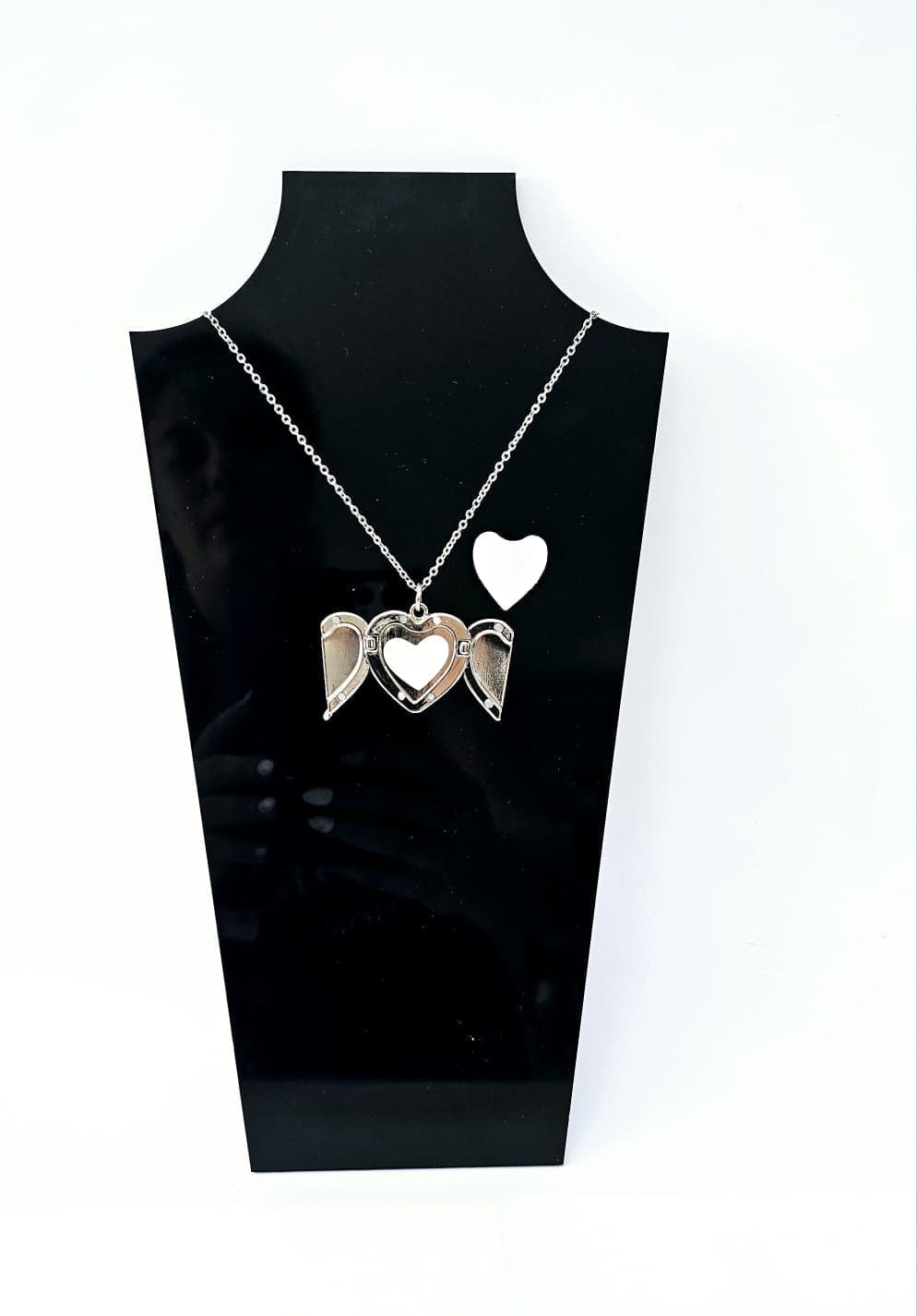 Sublimation Blanks : Silver Angel Wing Necklace (TTX)