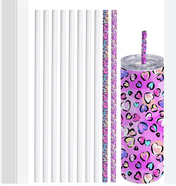 Consumables : Sublimation Stainless Steel Straws