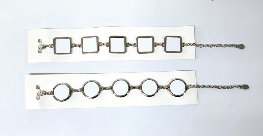 Sublimation Blanks : 5 Piece Charm Bracelet (TTX)