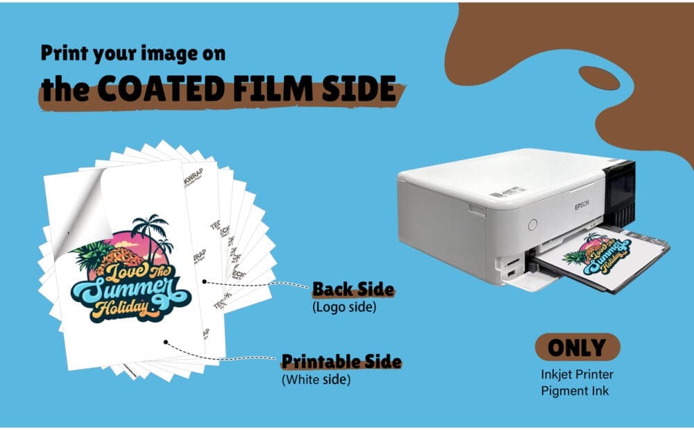 Teckwrap : Glow in the Dark Heat Transfer Paper for Inkjet