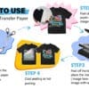 Teckwrap : Glow in the Dark Heat Transfer Paper for Inkjet