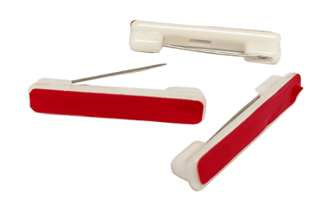 Self adhesive badge pins for Badge/Name Tags (3.5 by 0.8cm)