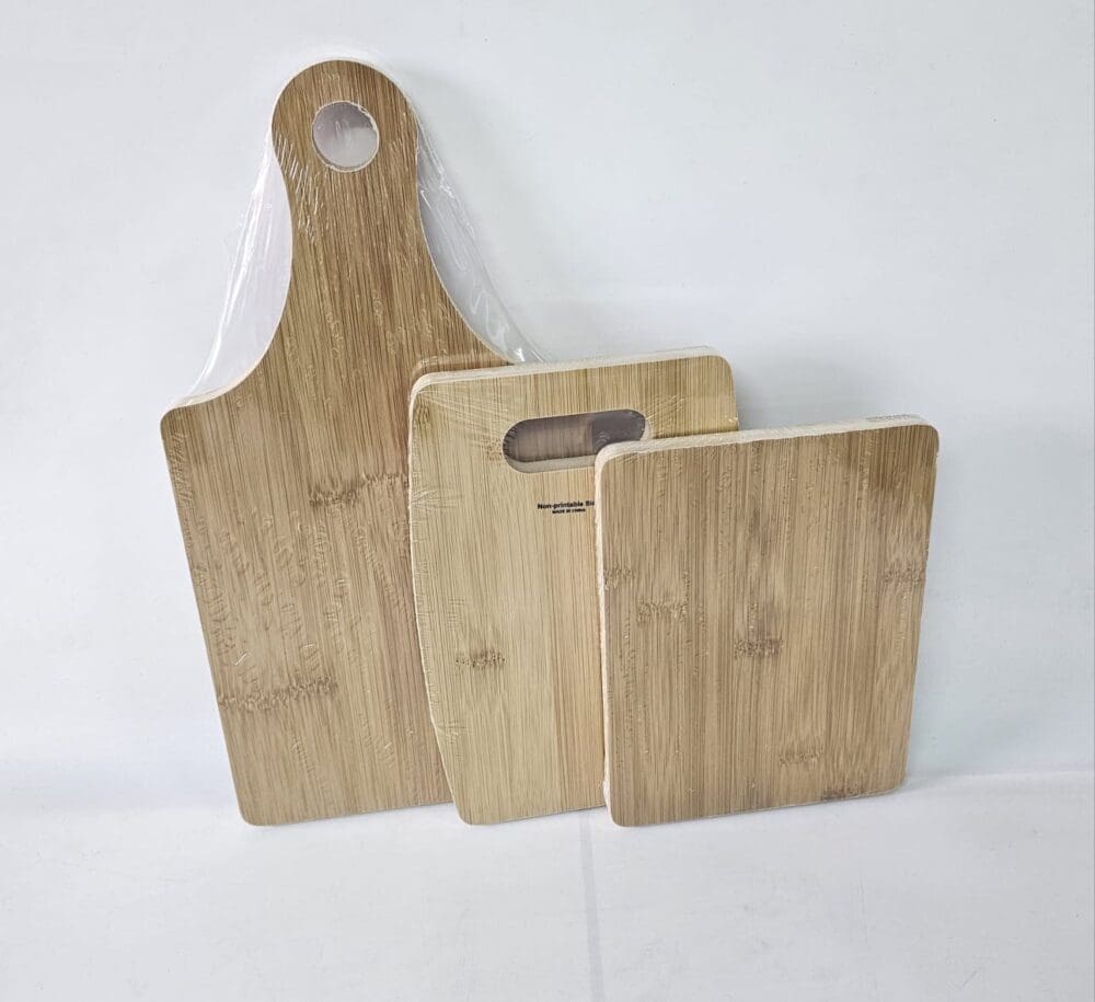 Bamboo Boards for sublimation group Sublimation Blanks : Sublimation Bamboo Cutting Boards (3 Sizes)