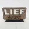 Laser Sublimation Blanks : DIY LOVE Sublimation MDF & Veneer Plaque with Stand