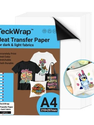Matte White Teckwrap : Heat Transfer Paper for Inkjet Matte White
