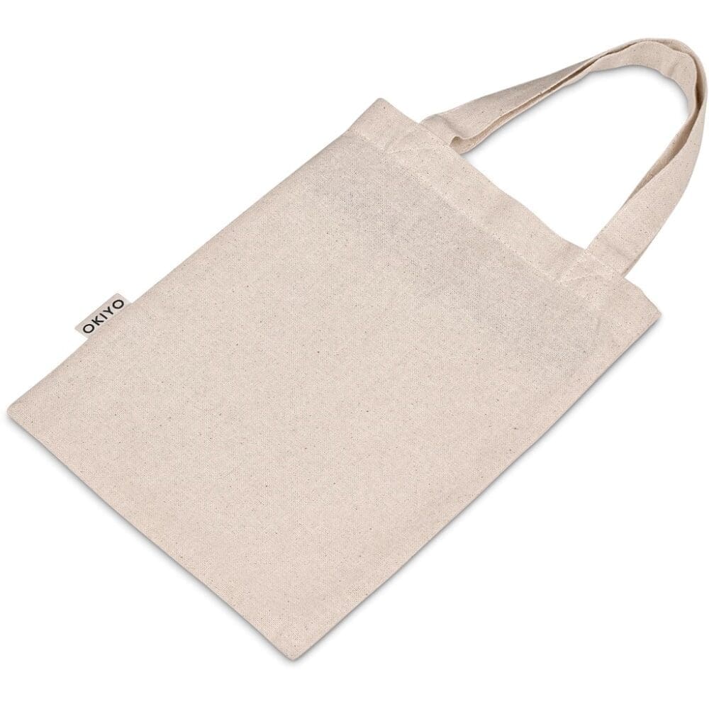 Sublimation Blanks : Okiyo Chinsai Natural Mini Jute & Cotton Gift Bag (AMD)(BG-OK-475)