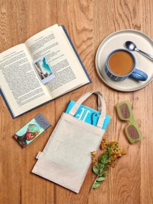 Sublimation Blanks : Okiyo Chinsai Natural Mini Jute & Cotton Gift Bag (AMD)(BG-OK-475)