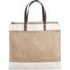 Corporate : Okiyo Reza Jute & Cotton Tote with Leather Handles (AMD)(BG-OK-481)