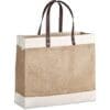 Corporate : Okiyo Reza Jute & Cotton Tote with Leather Handles (AMD)(BG-OK-481)