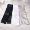 Sublimation Blanks : Blank Party Sash For Sublimation (Black, White & Silver) [TTX]