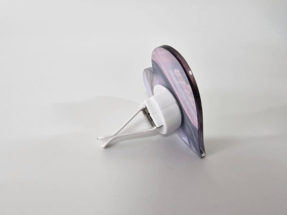 Laser Sublimation Blanks : STEP 1 : CHOOSE YOUR SHAPE : 3 or 4mm Subli-Acrylic Car Air freshener Blank Car Perfume Clip (Square, Rectangle, Oval, Heart, Circle)