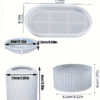 Resin & Epoxy : 4 Piece Tray, Candle Jar & Container [Code TU184_D)