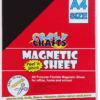 Stationary : 0.7mm Thick Crazy Crafts A4 Adhesive Magnetic Sheet