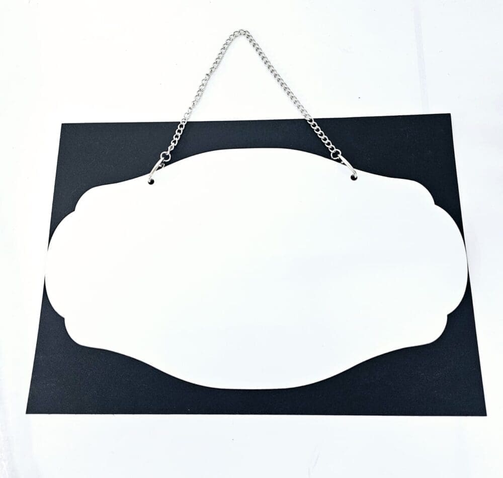 Sublimation Blanks : Aluminium Double Sided Welcome Plate (TTX)