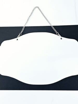 Sublimation Blanks : Aluminium Double Sided Welcome Plate (TTX)