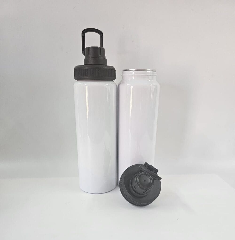 Sublimation Blanks : 27oz (850ml) White Aluminium Water Bottle (TTX)