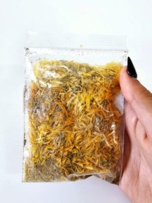 Epoxy, Soap & Candle Art : Calendula in a bag (DF2)