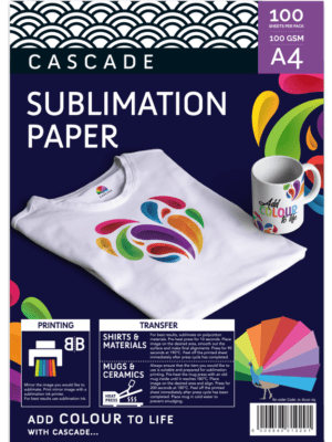 CascadeSublimationPaper Sublimation Blanks : A4 Cascade Sublimation Paper (Pack of 100)