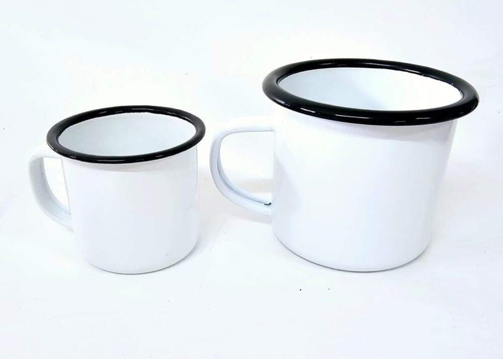 Enamel Group Mug Photos Sublimation Blanks : Enamel Metal Mugs (TTX)