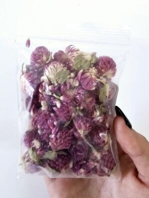 Epoxy, Soap & Candle Art : Gomphrena in a bag  (DF6)
