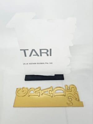 Laser Acrylic Blanks : DIY Blank Clear 3mm Acrylic Graduation with Grad Year in Gold Mirror, Mortarboard (Hat) + Black Tassel & 6mm Black Melamine Stand (Option 3)