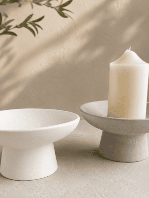 Pedestal BowlTray Silicone Mould_1 Silicone Moulds : Pedestal Bowl/Tray Silicone Mould (Code TUM_AN)