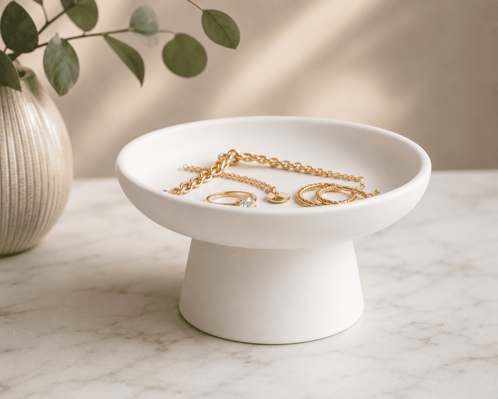 Silicone Moulds : Pedestal Bowl/Tray Silicone Mould (Code TUM_AN)