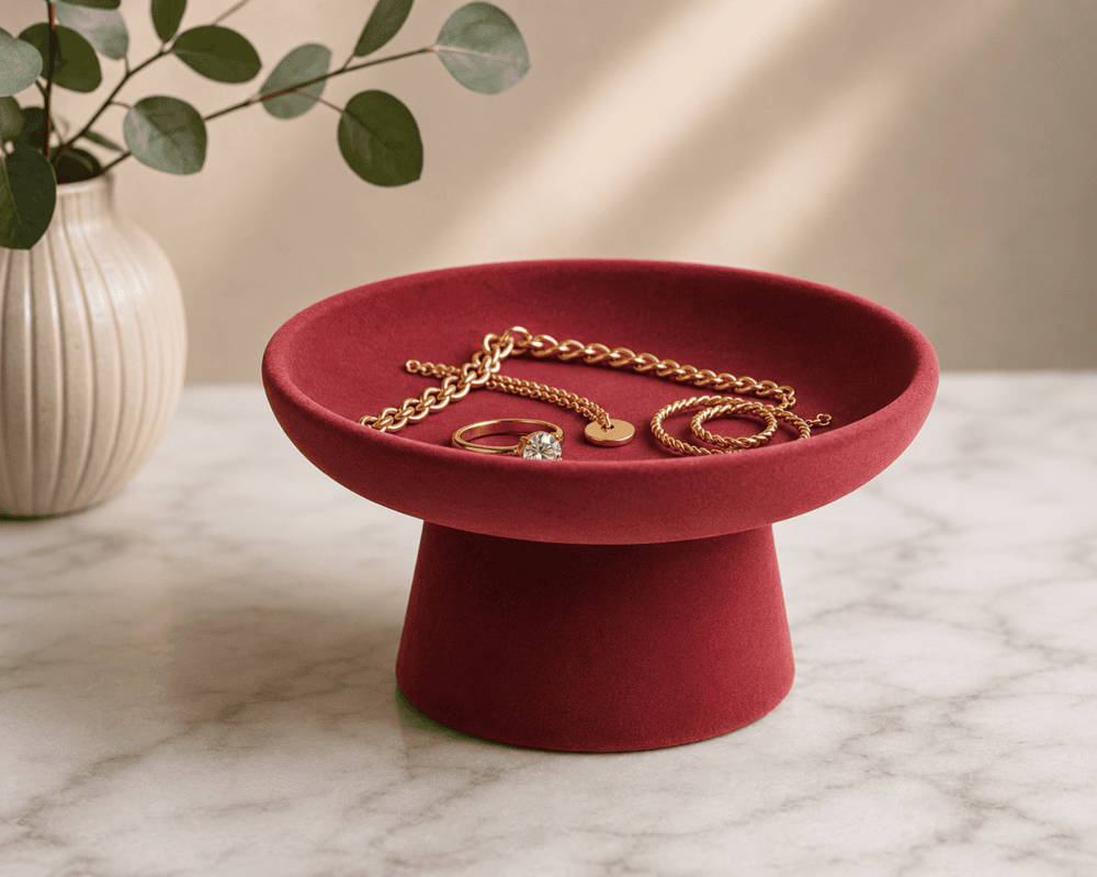 Silicone Moulds : Pedestal Bowl/Tray Silicone Mould (Code TUM_AN)