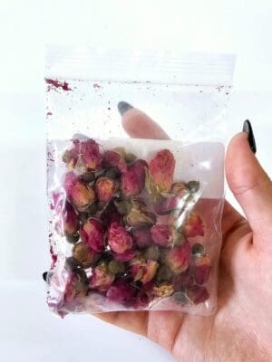 Epoxy, Soap & Candle Art : Rose Buds in a bag (DF14)