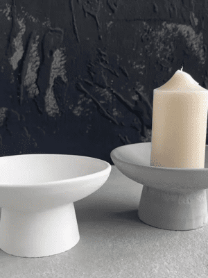 Silicone Moulds : Pedestal Bowl/Tray Silicone Mould (Code TUM_AN)