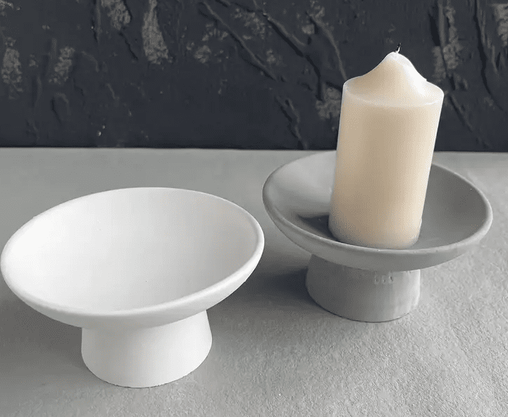 Silicone Moulds : Pedestal Bowl/Tray Silicone Mould (Code TUM_AN)