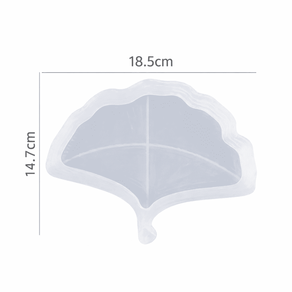 Silicone Moulds : Silicone Mould Ginkgo Leaf Tray (GLT)