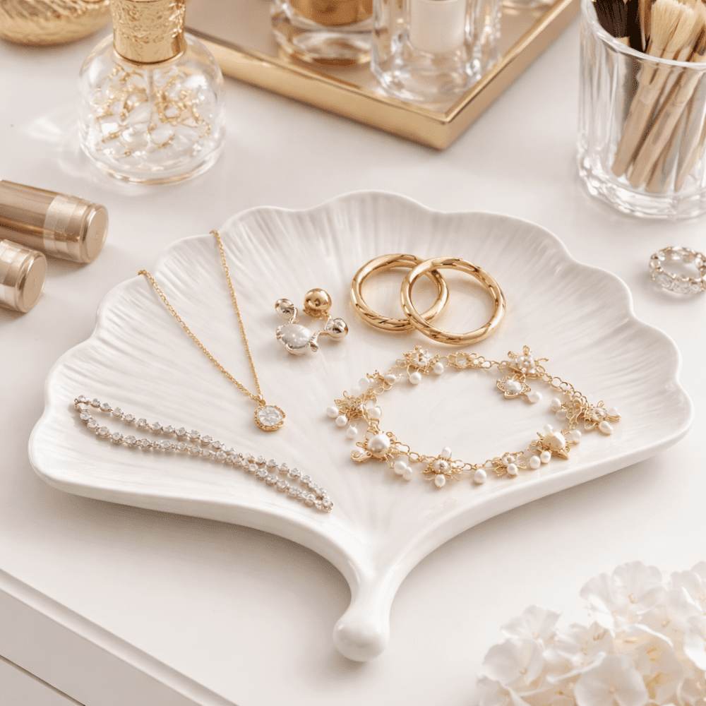 Silicone Moulds : Silicone Mould Ginkgo Leaf Tray (GLT)