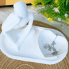 Resin & Epoxy : 3 Piece Silicone Mould Set Tray, Heart, Figurine [Code TU184_E)