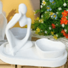 Resin & Epoxy : 3 Piece Silicone Mould Set Tray, Heart, Figurine [Code TU184_E)