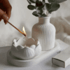 Resin & Epoxy : 3 Piece Tray, Candle Jar, Vase [Code TU184_C) + Casting Support Jig for the Vase mould