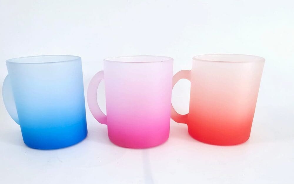 Sublimation Blanks : 11oz Coloured Frosted Mugs (TTX)