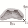 Silicone Moulds : Angel Wings Silicone Moulds (AWSM)