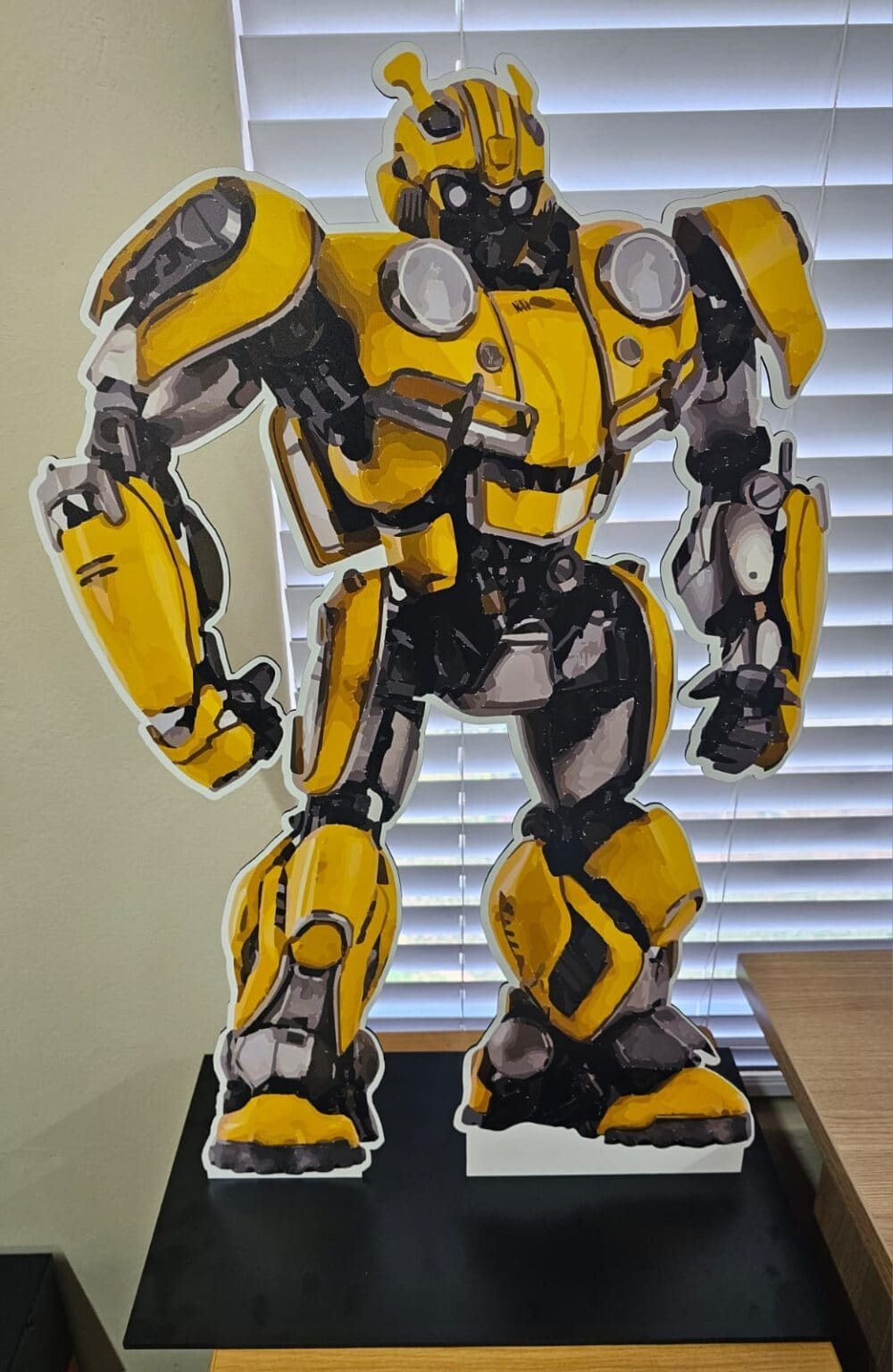 Laser & UV Character Cut Out : Transformer Bumblebee (BB1)