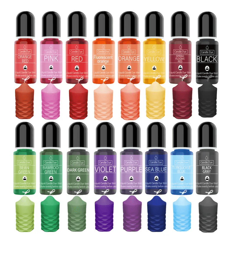 Candle Dye2 Wax Candle Supplies & Consumables : Vibrant Candle Dye (10 Colours)