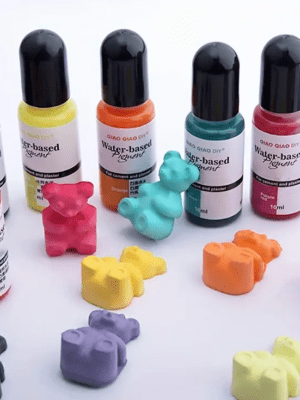 GiaoWaterbasedinkALL Gypsum Art : Water-based Pigment Power for Gypsum & Cement (24 Colours)