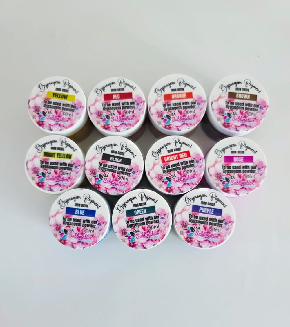 Epoxy Art : Gypsogem Pigment Iron Oxide Powder 50ml (11 colours)