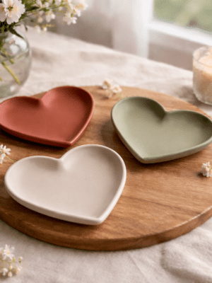 Silicone Mould : Heart Shaped Silicone Tray Mould (TUM_AO)